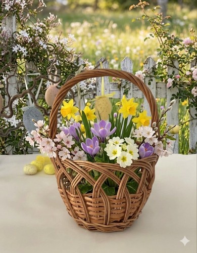 Easter basket egg - easter,