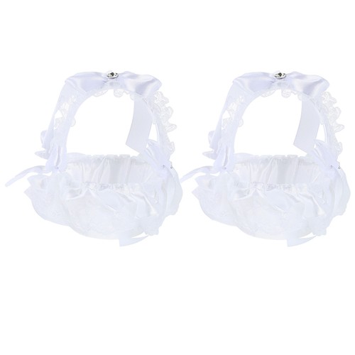 Wedding flower girl basket - flower,