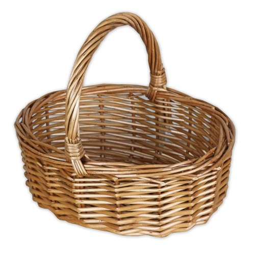 Small wicker shopping confetti - small,