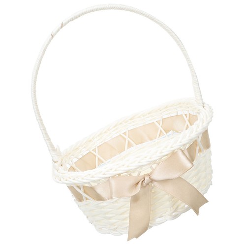 Plastic woven flower girl - flower,