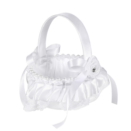 Flower girl basket lace - basket,