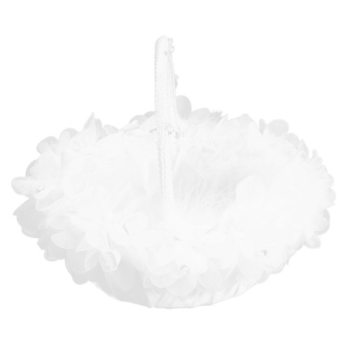 White lace bridal flower girl - bridal,