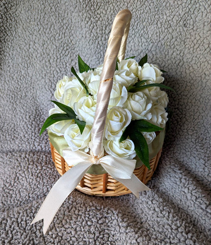 Wedding flower girl - girl, wicker