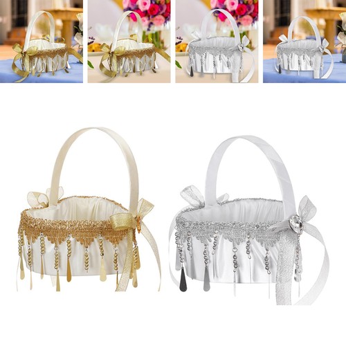 Wedding flower girl basket - girl,