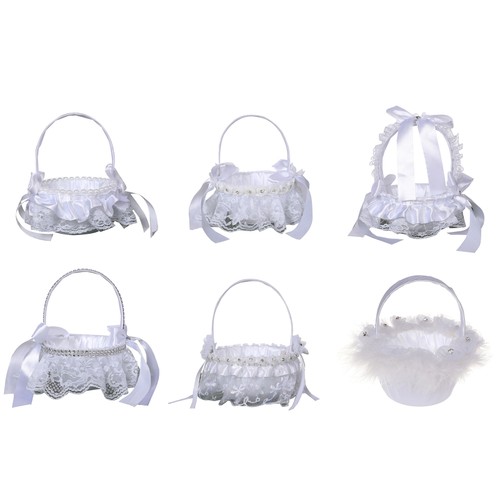 Flower girl basket - girl, wedding