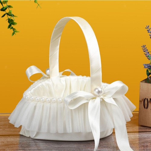 Wedding flower girl basket - flower,