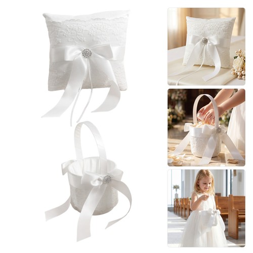 Set ring bearer pillow - set,