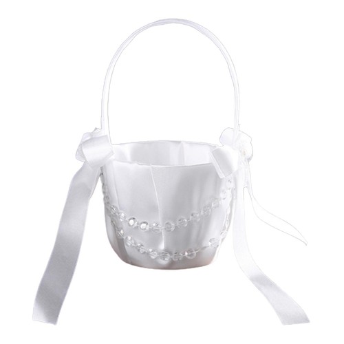 Flower girl basket portable - flower,