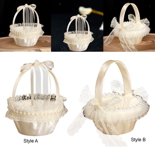 Wedding flower girl basket - wedding,