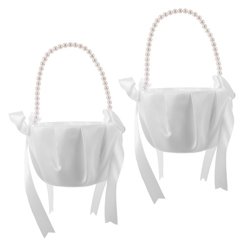 2pcs mini flower girl basket - 2pcs,