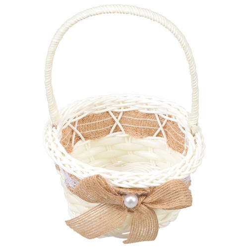 Reusable wedding flower basket - flower,