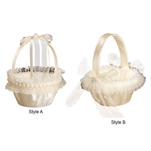 Wedding flower girl basket - wedding,