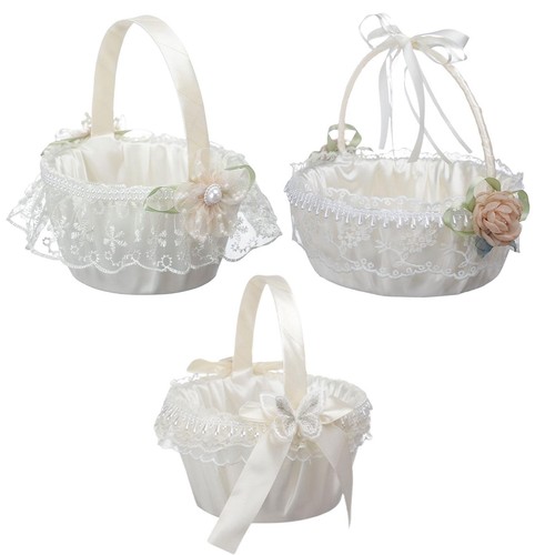 Wedding flower basket - basket,