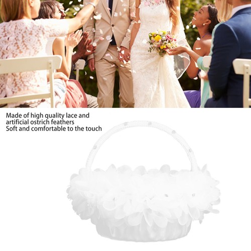 White lace bridal flower - white,