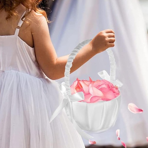 Wedding flower girl basket - flower,