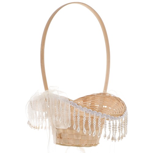 Wedding flower basket with - basket,
