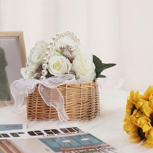 Flower girl basket - girl, wedding