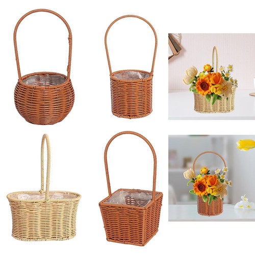 Flower girl basket bin - flower,