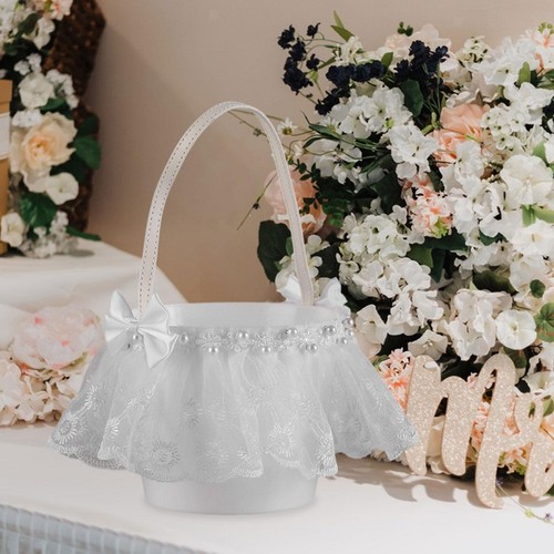 Flower girl basket storage - girl,