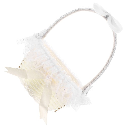 Flower girl basket with handle - girl,