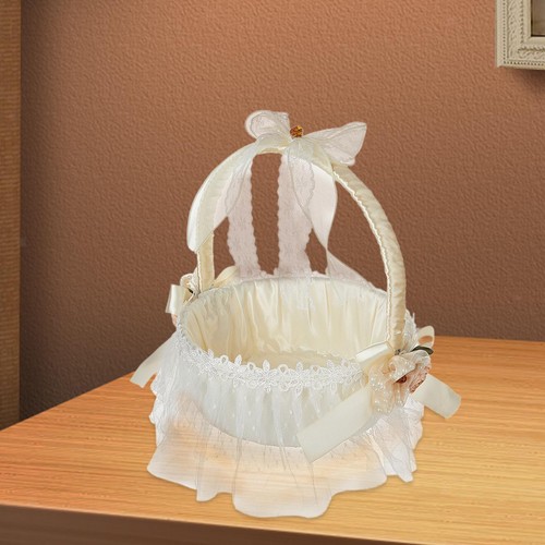 Flower girl basket wedding - basket,