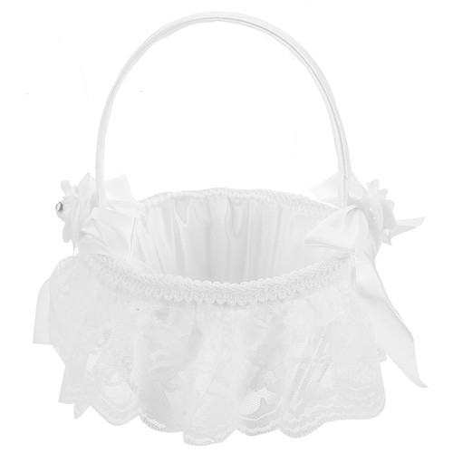 White lace flower - lace, girl