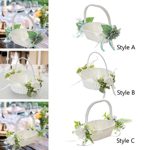 Flower girl basket with - girl,