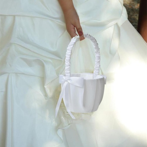 Wedding flower girl - wedding, basket