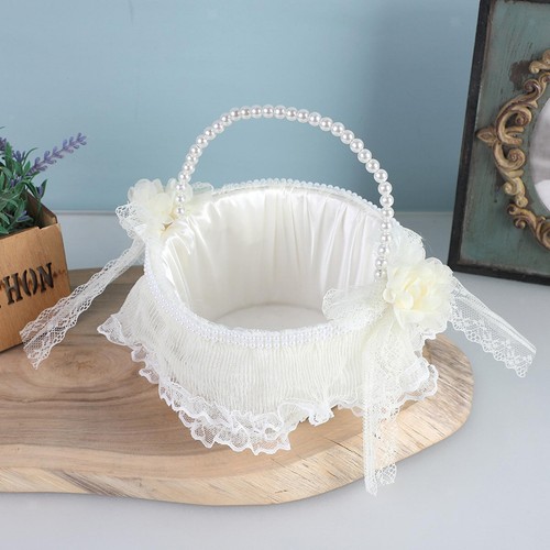 Wedding basket flower girl - basket,