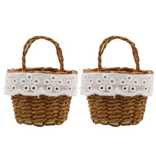 Handmade 2pcs mini - 2pcs, coffee