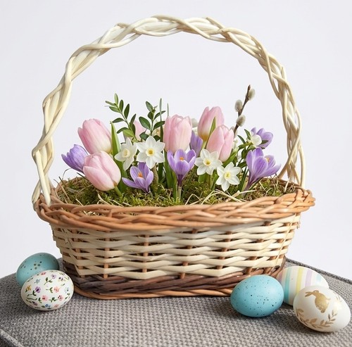 Easter basket egg - basket,,