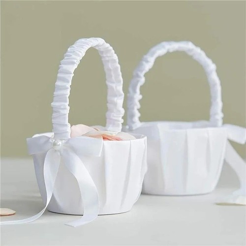 White flower girl wedding - flower,