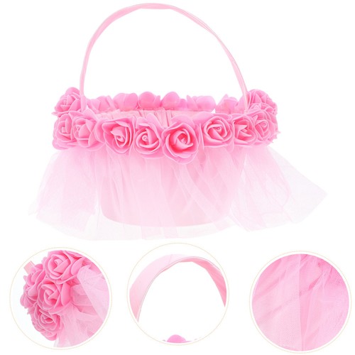 Elegant pink lace flower - elegant,