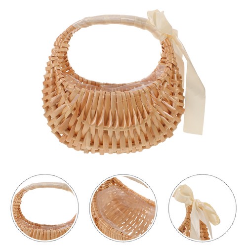 Handwoven light brown willow - light,