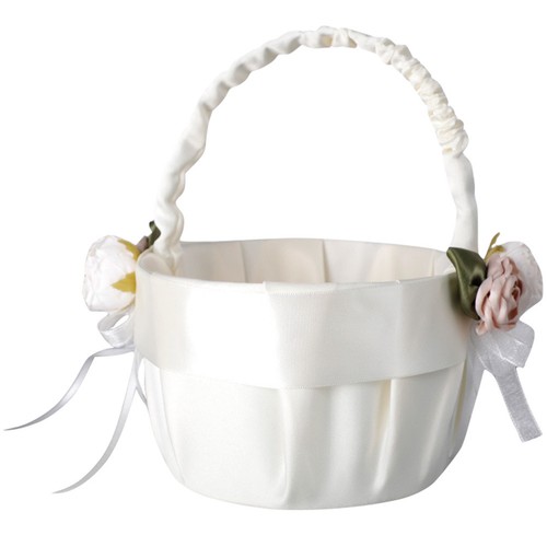 Rustic ivory flower girl - rustic,