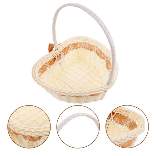 Reusable beige heart shape - beige,